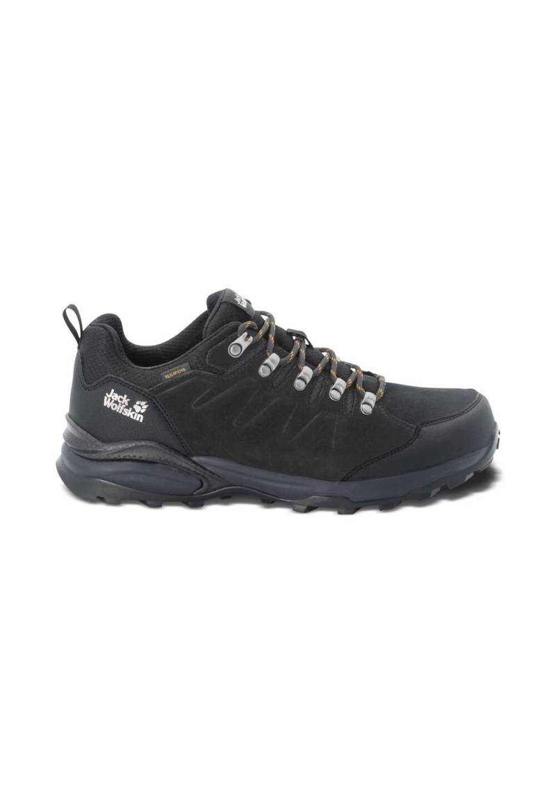 Jack Wolfskin Wasserdichte Wanderschuhe Herren Refugio Texapore Low Men 46 phantom / burly yellow xt Phantom / Burly Yellow Xt von Jack Wolfskin