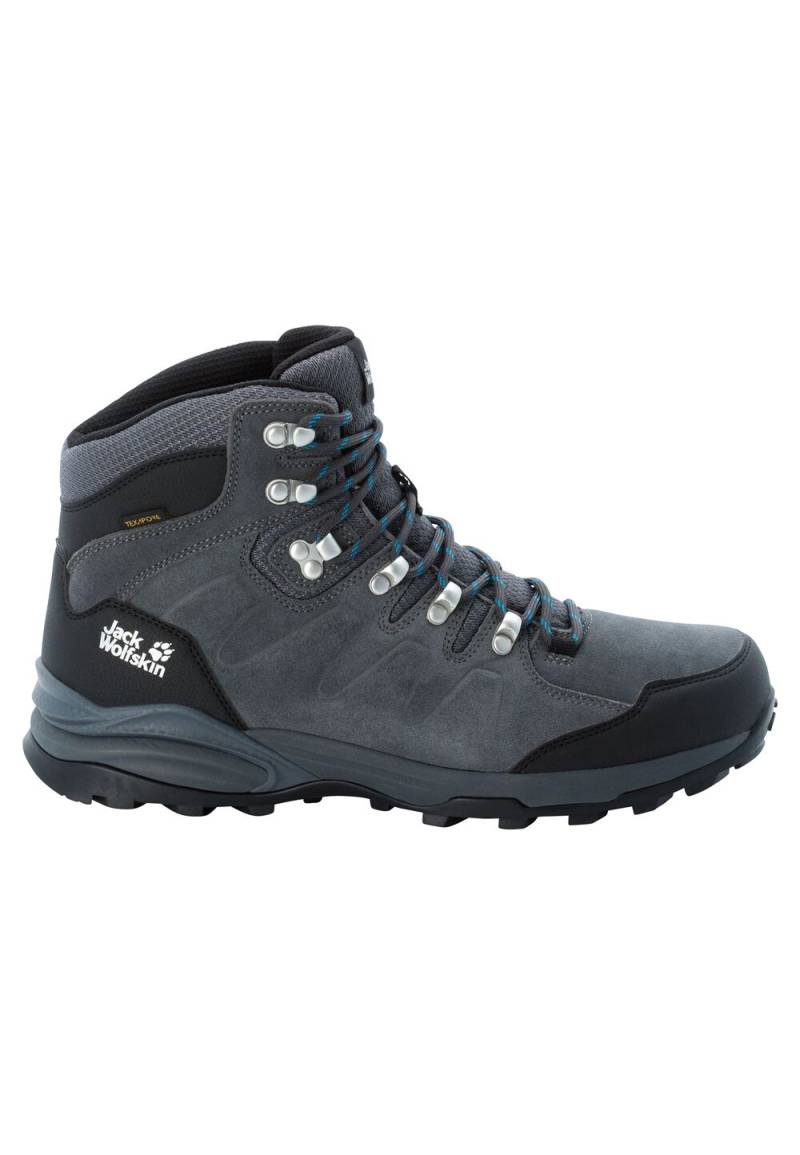 Jack Wolfskin Wasserdichte Wanderschuhe Herren Refugio Texapore Mid Men 47 grey / black grey / black von Jack Wolfskin