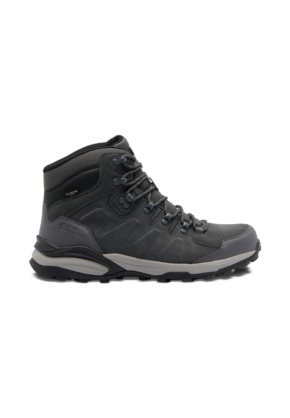 Jack Wolfskin Wasserdichte Wanderschuhe Herren Refugio Texapore Mid Men 48 slate slate von Jack Wolfskin
