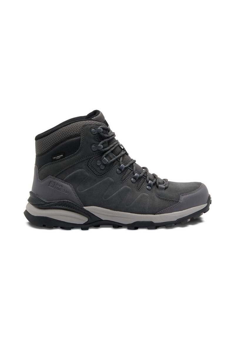 Jack Wolfskin Wasserdichte Wanderschuhe Herren Refugio Texapore Mid Men 48 slate slate von Jack Wolfskin