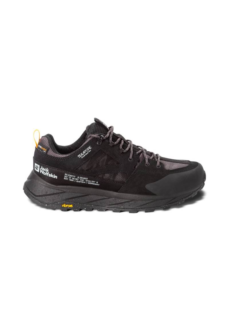 Jack Wolfskin Wasserdichte Wanderschuhe Herren Terraquest Texapore Low Men 47 black black von Jack Wolfskin