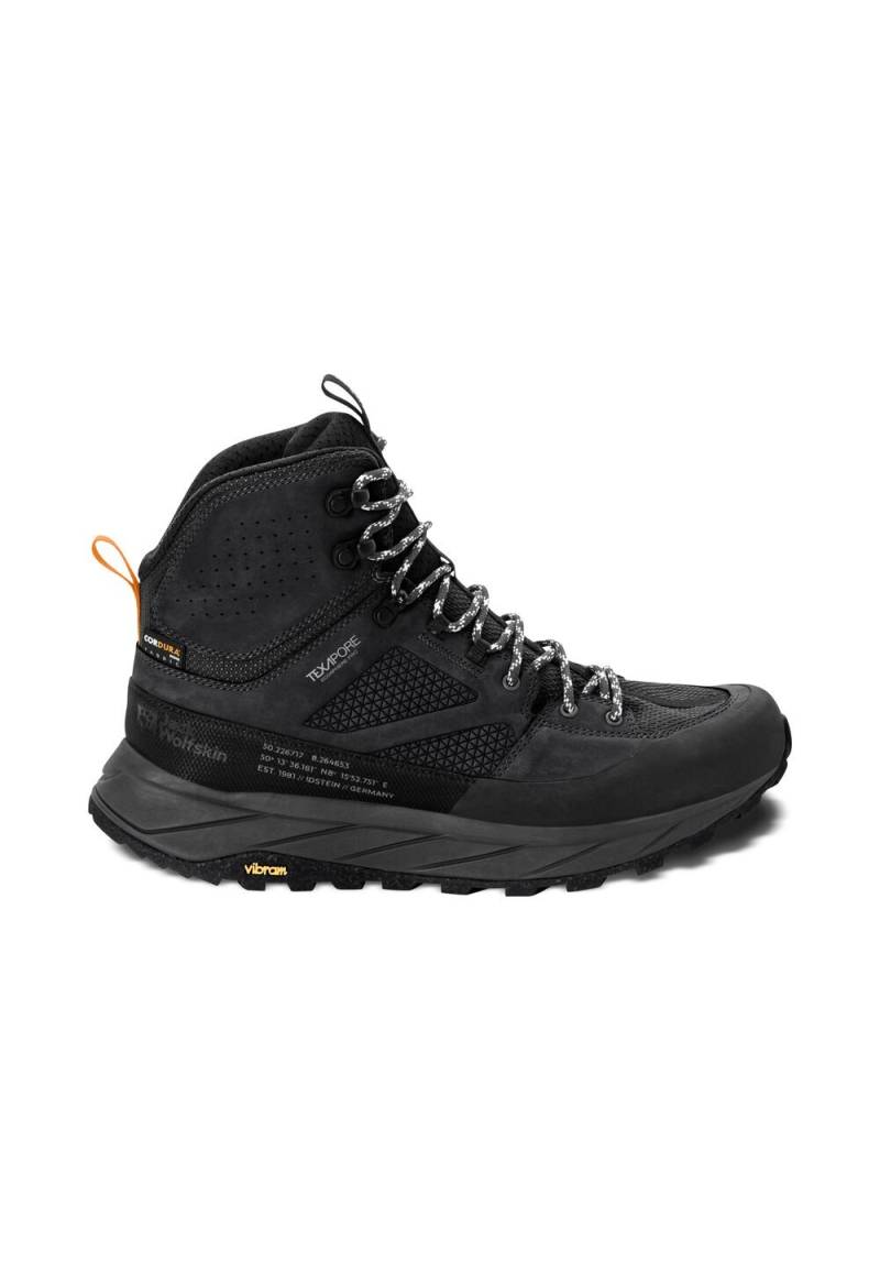 Jack Wolfskin Wasserdichte Wanderschuhe Herren Terraquest Texapore Mid Men 42.5 black black von Jack Wolfskin