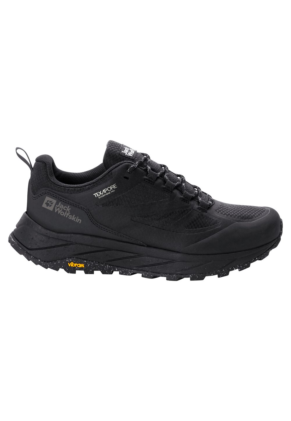 Jack Wolfskin Wasserdichte Wanderschuhe Herren Terraventure Texapore Low Men 40 schwarz black / black von Jack Wolfskin