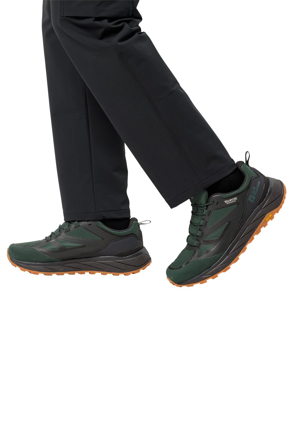 Jack Wolfskin Wasserdichte Wanderschuhe Herren Terraventure Texapore Low Men 43 black olive black olive von Jack Wolfskin