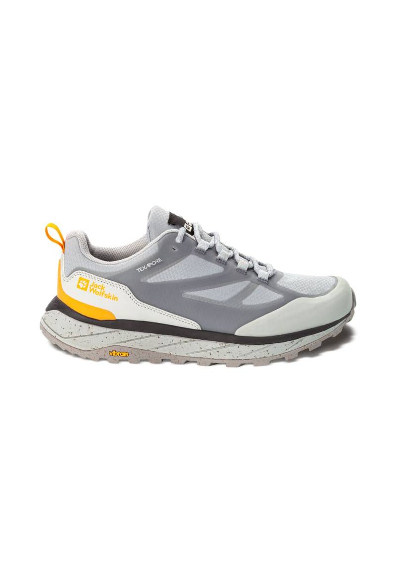 Jack Wolfskin Wasserdichte Wanderschuhe Herren Terraventure Texapore Low Men 43 grau silver grey von Jack Wolfskin