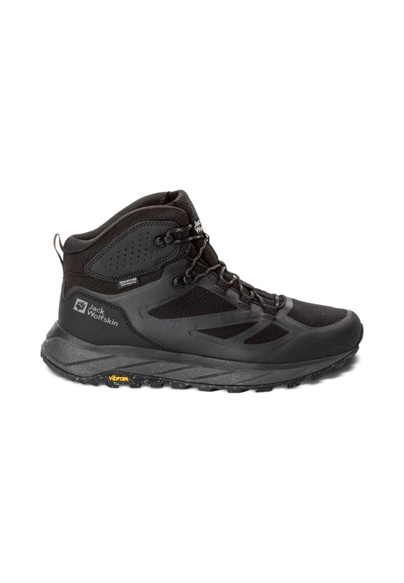 Jack Wolfskin Wasserdichte Wanderschuhe Herren Terraventure Texapore Mid Men 42.5 black black von Jack Wolfskin