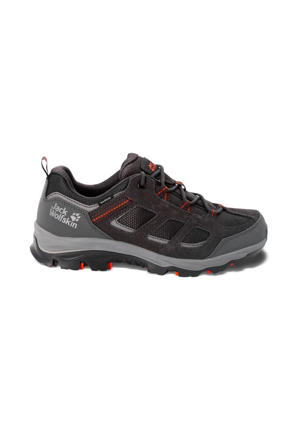 Jack Wolfskin Wasserdichte Wanderschuhe Herren Vojo 3 Texapore Low Men 39.5 grau grey / orange von Jack Wolfskin