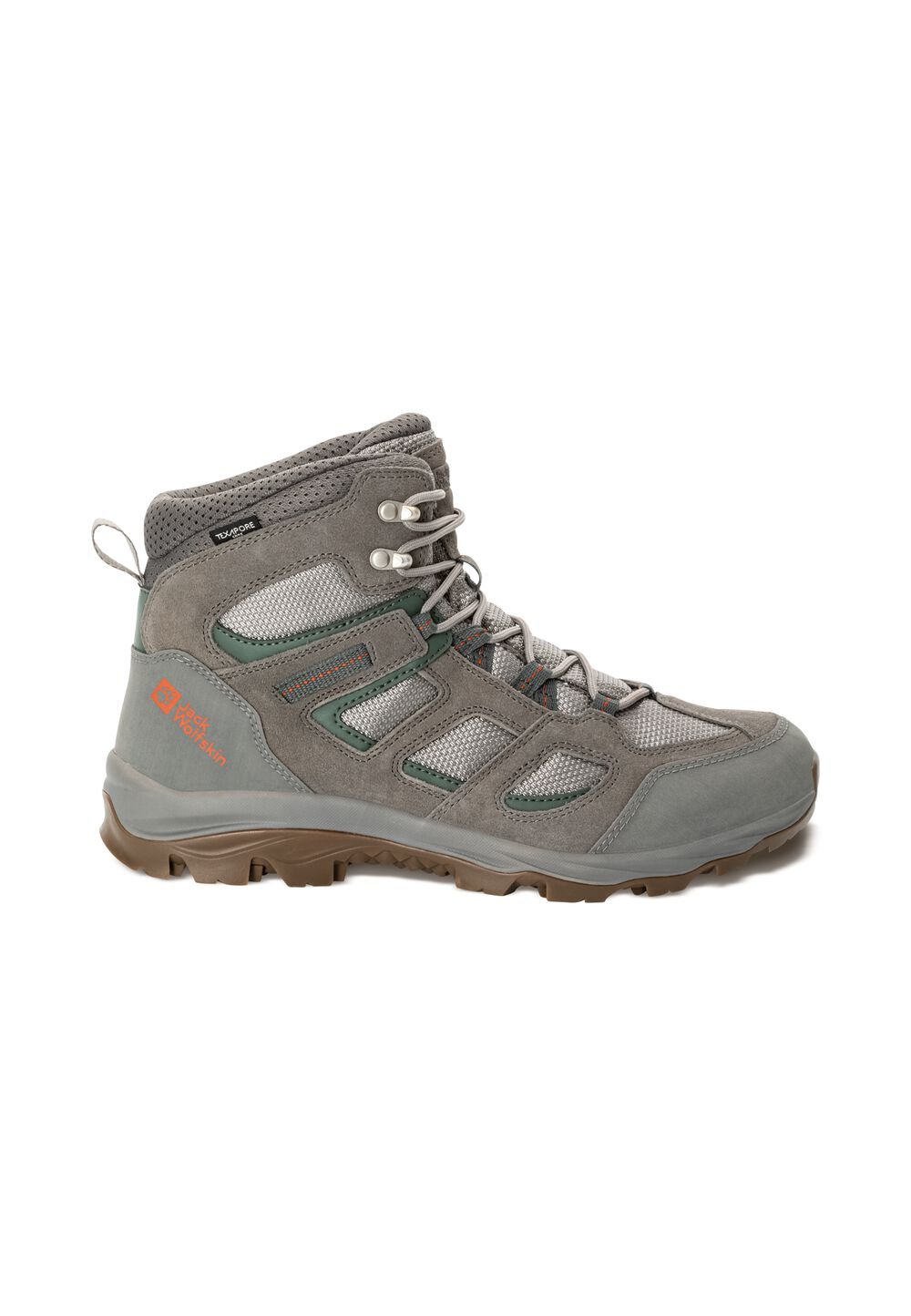 Jack Wolfskin Wasserdichte Wanderschuhe Herren Vojo 3 Texapore Mid Men 39.5 grau smokey grey von Jack Wolfskin