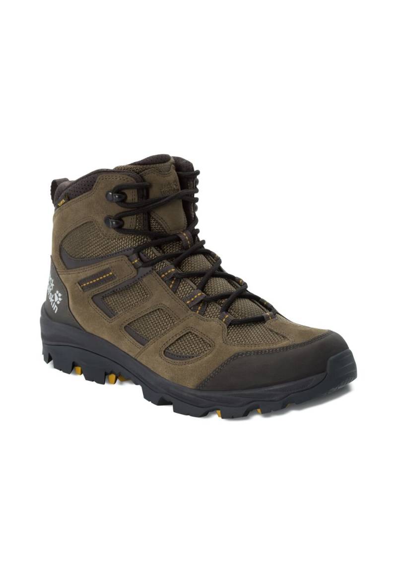 Jack Wolfskin Wasserdichte Wanderschuhe Herren Vojo 3 Texapore Mid Men 39.5 grün khaki / phantom von Jack Wolfskin