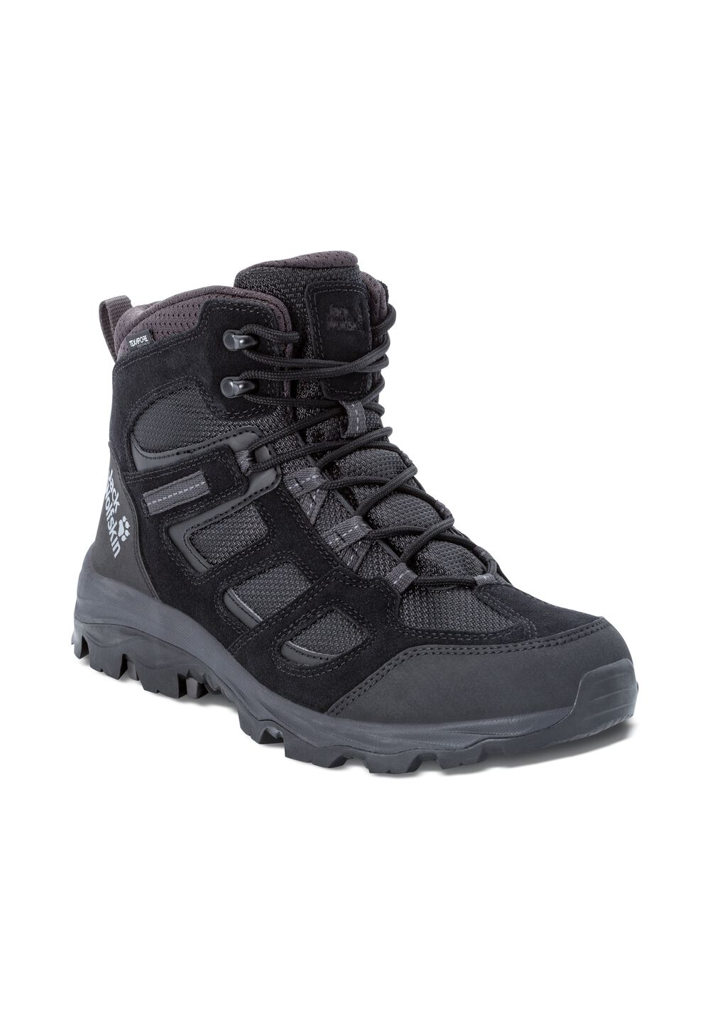 Jack Wolfskin Wasserdichte Wanderschuhe Herren Vojo 3 Texapore Mid Men 42 schwarz black von Jack Wolfskin