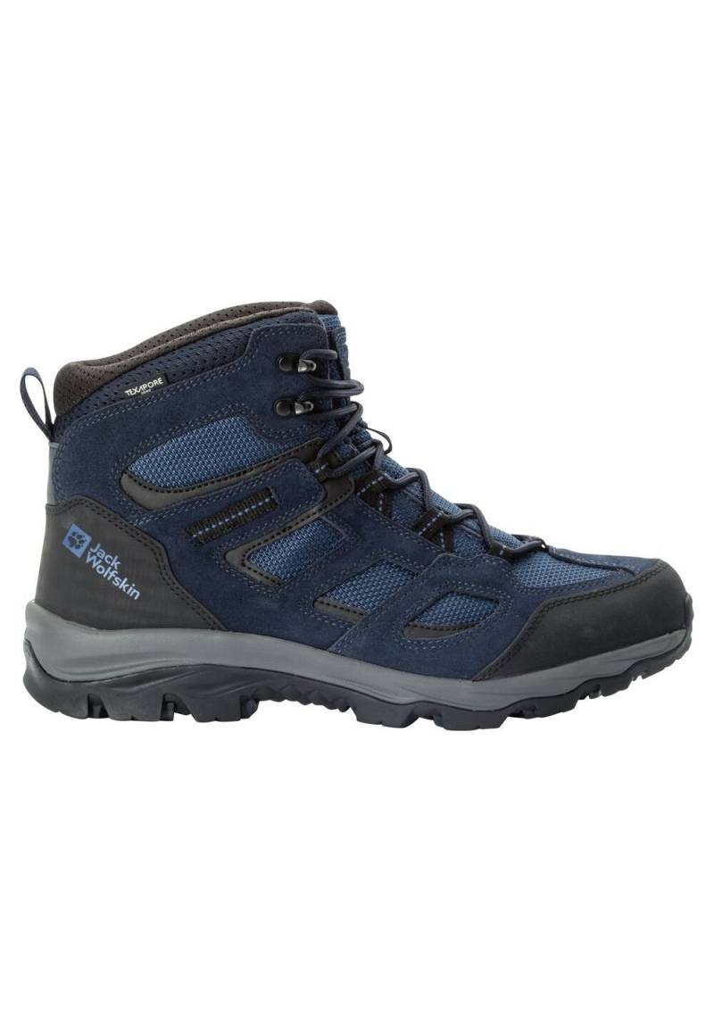 Jack Wolfskin Wasserdichte Wanderschuhe Herren Vojo 3 Texapore Mid Men 45.5 blau night blue von Jack Wolfskin