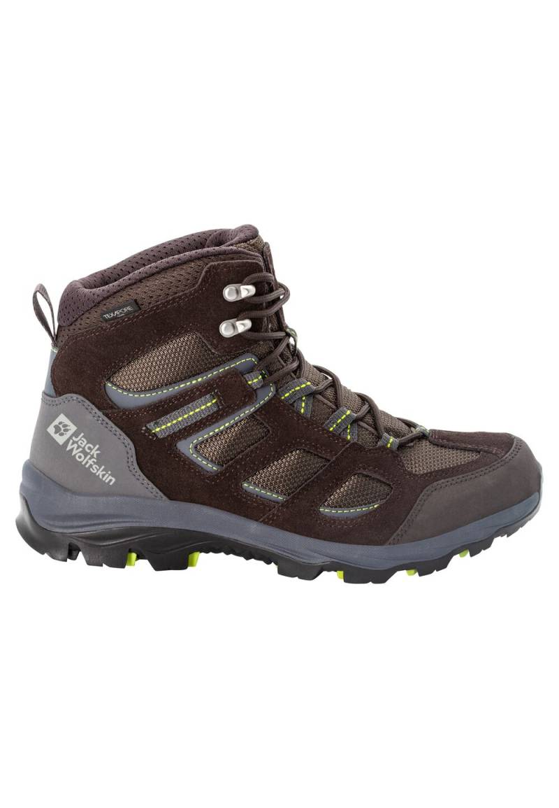 Jack Wolfskin Wasserdichte Wanderschuhe Herren Vojo 3 Texapore Mid Men 49 dark brown / lime dark brown / lime von Jack Wolfskin