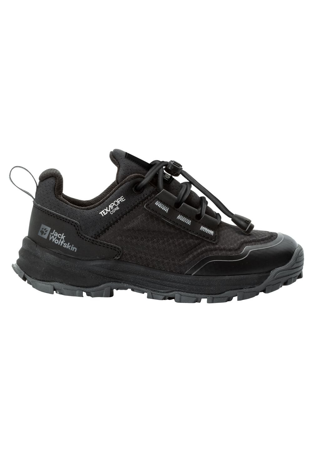 Jack Wolfskin Wasserdichte Wanderschuhe Kinder Cyrox Texapore Low Kids 28 schwarz black von Jack Wolfskin