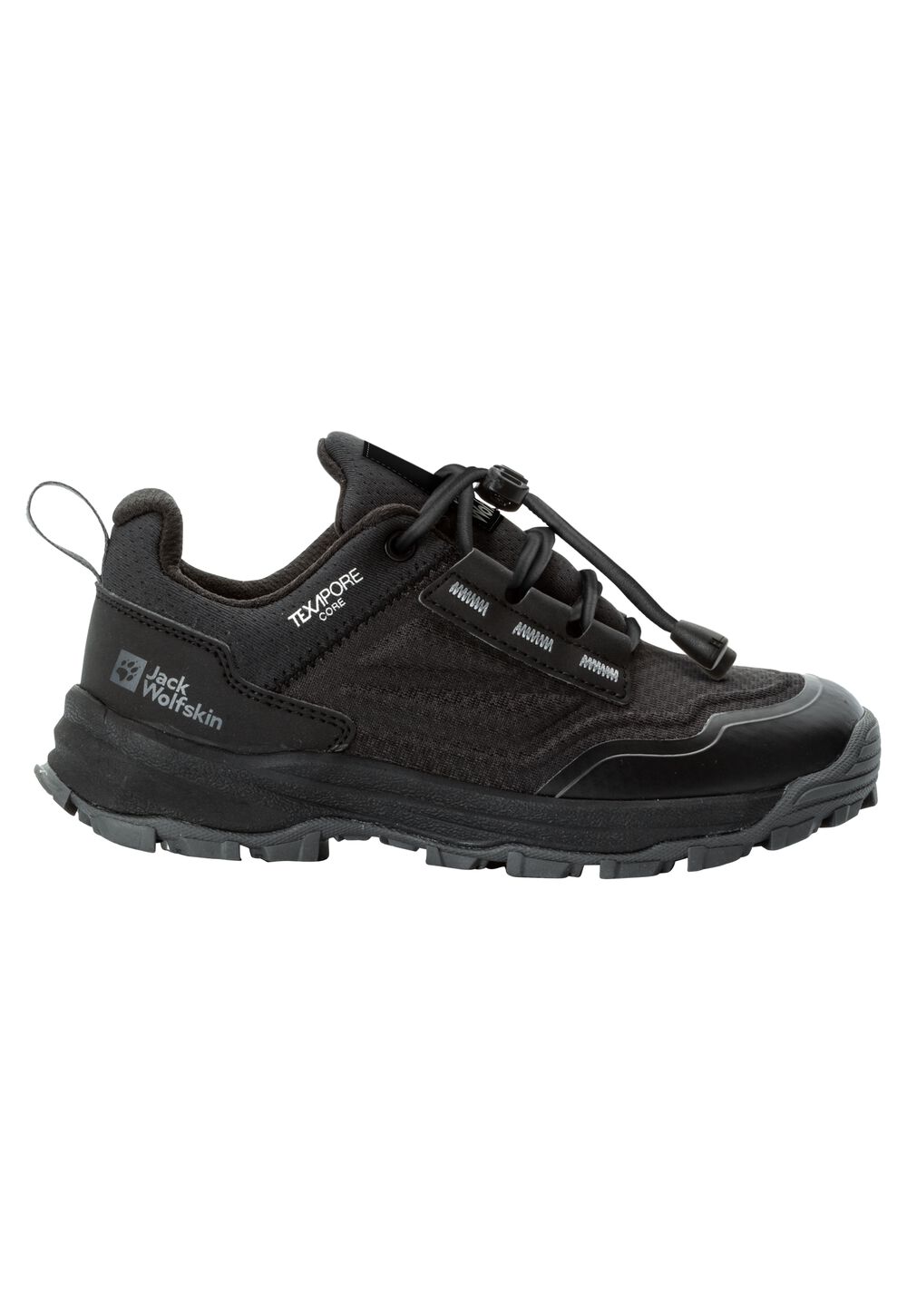 Jack Wolfskin Wasserdichte Wanderschuhe Kinder Cyrox Texapore Low Kids 29 schwarz black von Jack Wolfskin