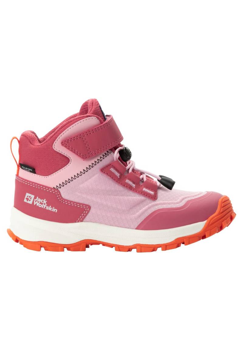 Jack Wolfskin Wasserdichte Wanderschuhe Kinder Cyrox Texapore Mid Kids 32 soft pink soft pink von Jack Wolfskin