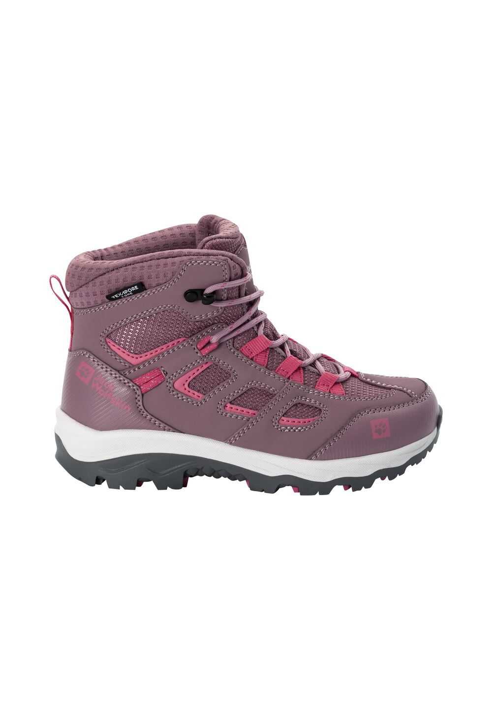 Jack Wolfskin Wasserdichte Wanderschuhe Kinder Vojo Texapore Mid Kids 38 ash mauve ash mauve von Jack Wolfskin