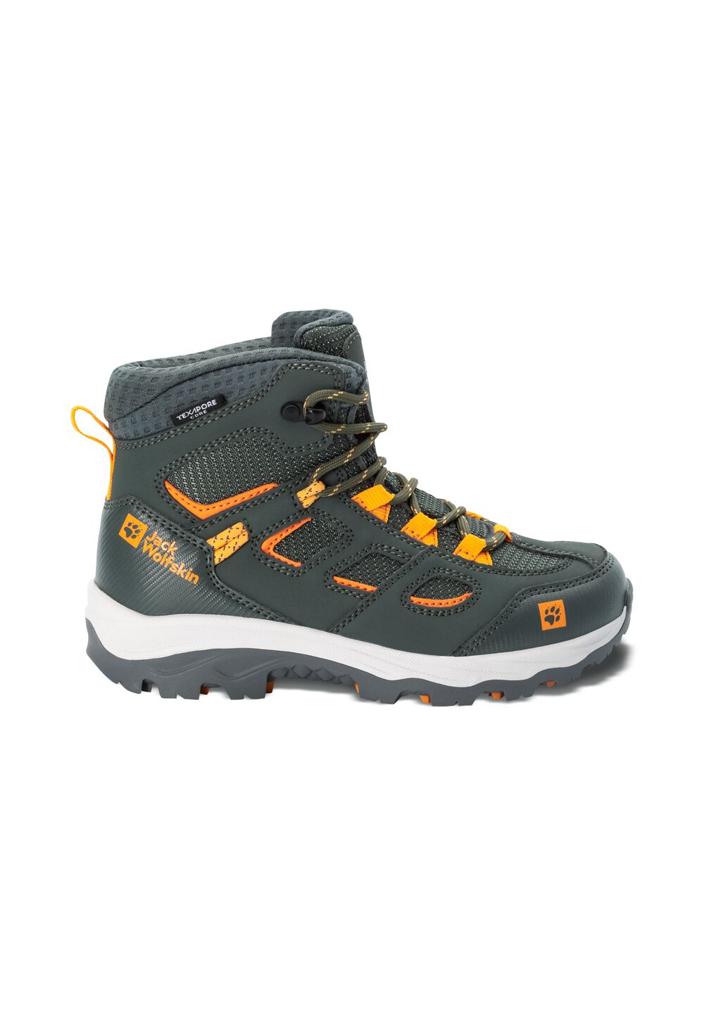 Jack Wolfskin Wasserdichte Wanderschuhe Kinder Vojo Texapore Mid Kids 39 grau slate green von Jack Wolfskin