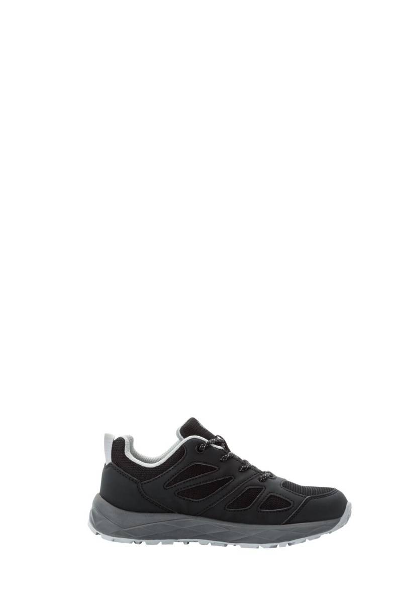 Jack Wolfskin Wasserdichte Wanderschuhe Kinder Woodland 2 Texapore Low Kids 28 phantom Phantom von Jack Wolfskin