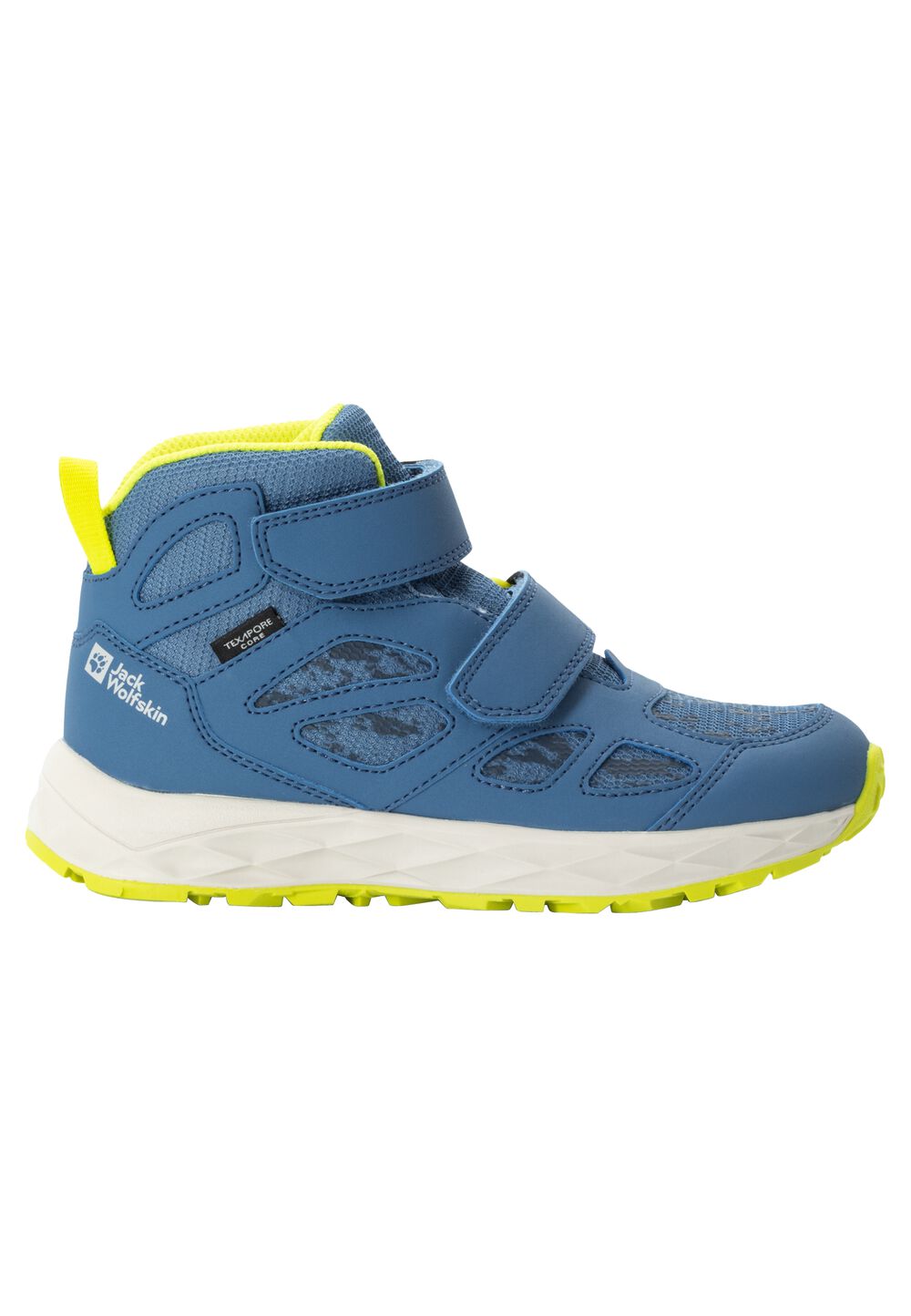 Jack Wolfskin Wasserdichte Wanderschuhe Kinder Woodland 2 Texapore Mid VC Kids 28 elemental blue elemental blue von Jack Wolfskin