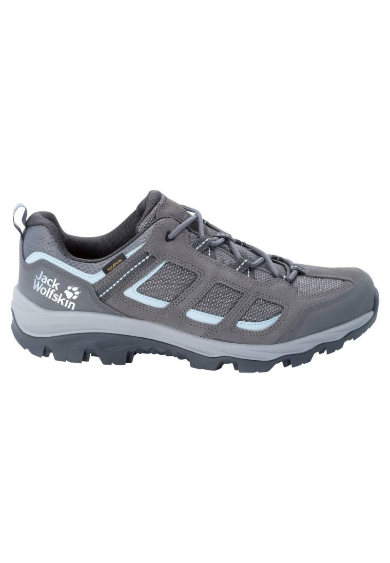 Jack Wolfskin Wasserdichte Wanderschuhe Damen Vojo 3 Texapore Low Women 37 tarmac grey / light blue Tarmac Grey / Light Blue von Jack Wolfskin