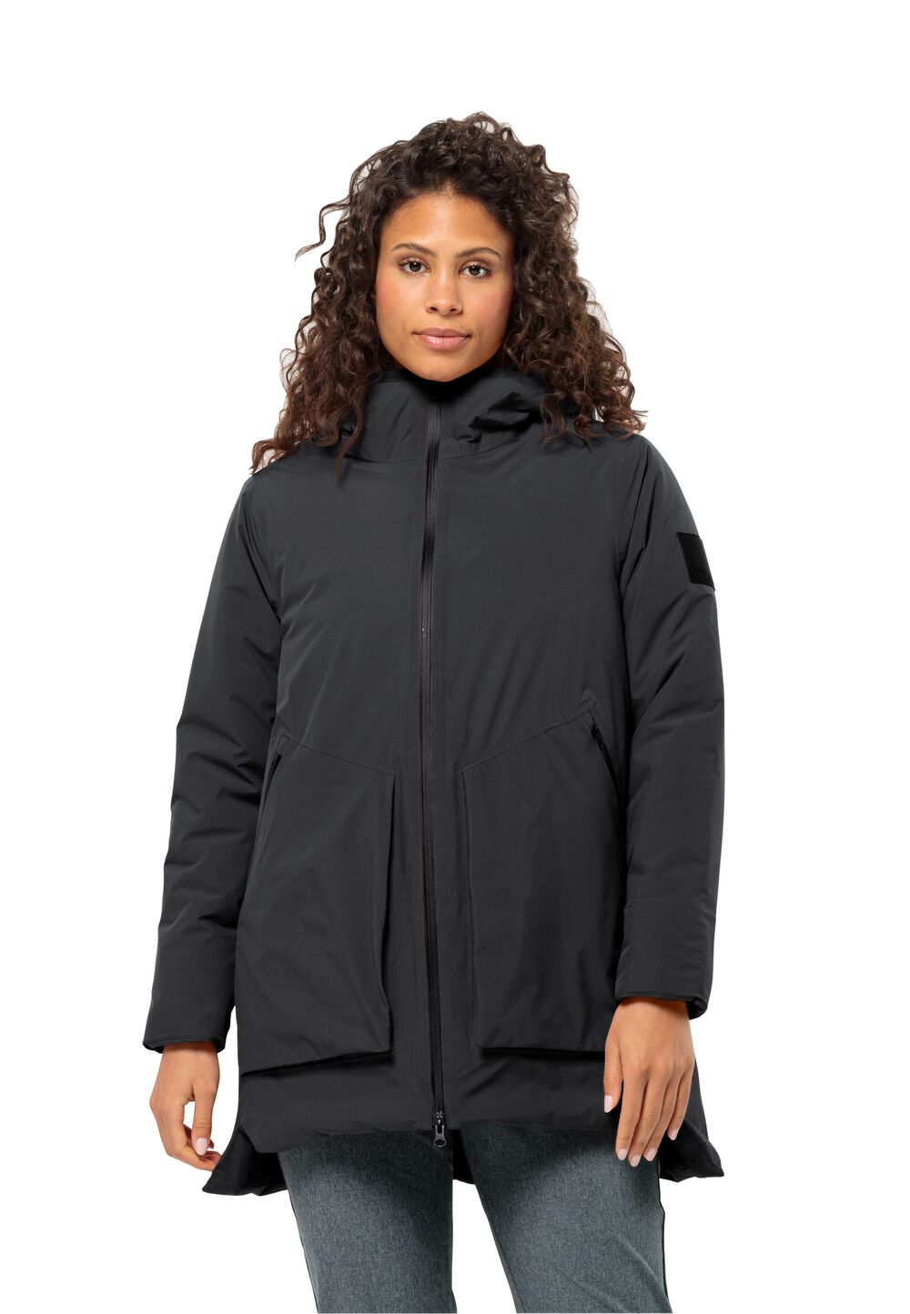 Jack Wolfskin Wasserdichte Winterjacke Damen Luisenplatz Jacket Women S phantom phantom von Jack Wolfskin