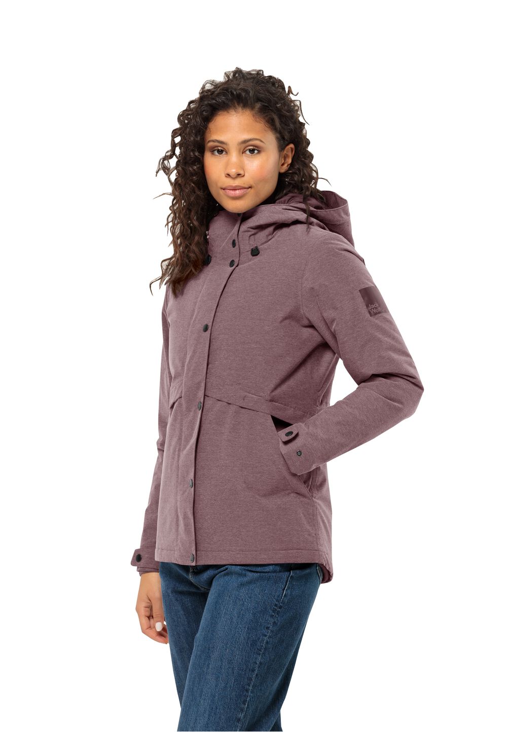 Jack Wolfskin Wasserdichte Winterjacke Damen Snowy Park Jacket Women L boysenberry boysenberry von Jack Wolfskin