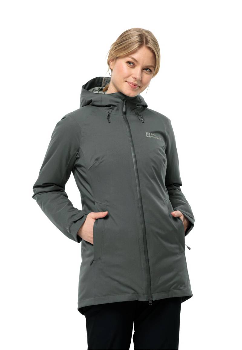 Jack Wolfskin Wasserdichte Winterjacke Damen Stirnberg Ins Jacket Women XL slate green slate green von Jack Wolfskin