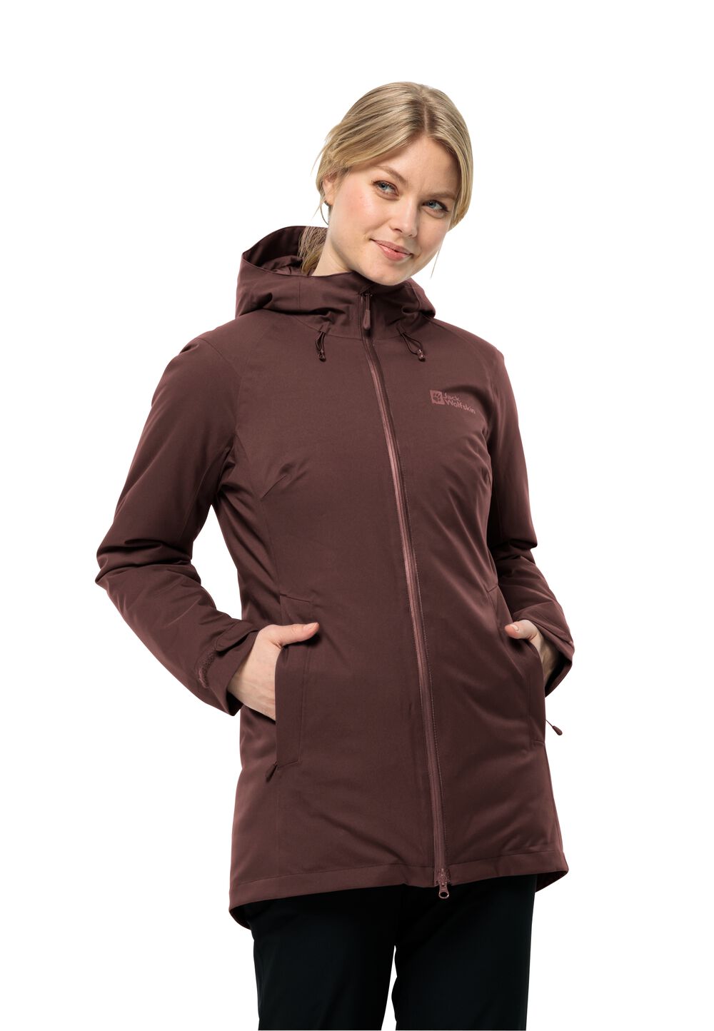 Jack Wolfskin Wasserdichte Winterjacke Damen Stirnberg Ins Jacket Women XS dark maroon dark maroon von Jack Wolfskin