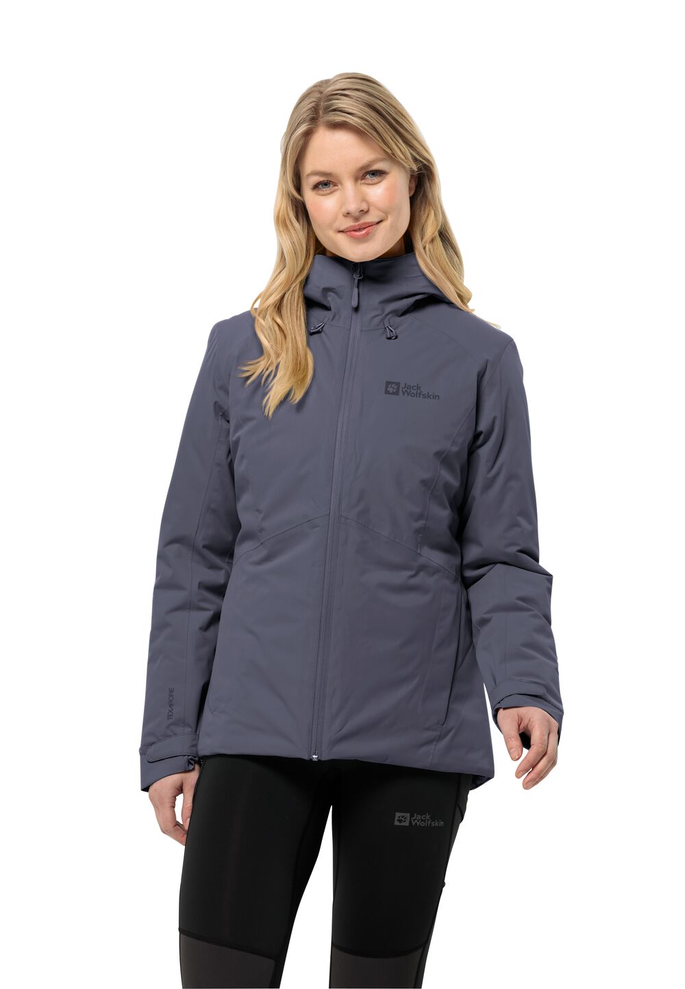 Jack Wolfskin Wasserdichte Winterjacke Damen Wisper Ins Jacket Women L dolphin dolphin von Jack Wolfskin