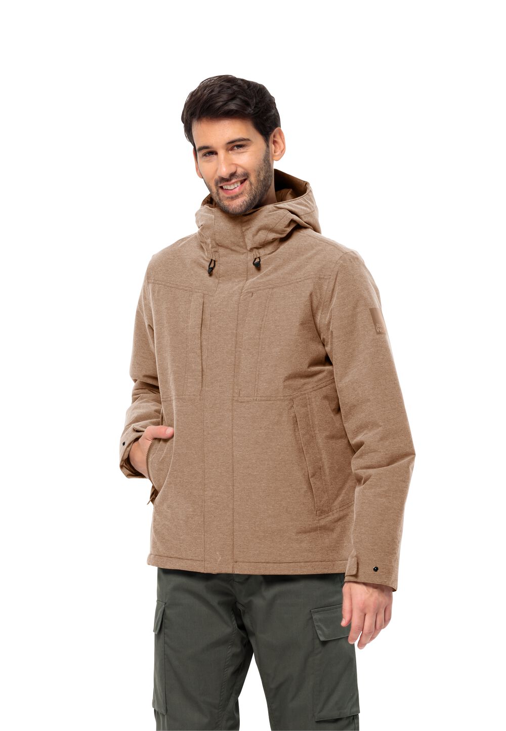 Jack Wolfskin Wasserdichte Winterjacke Herren Snowy Park Jacket Men S chipmunk chipmunk von Jack Wolfskin