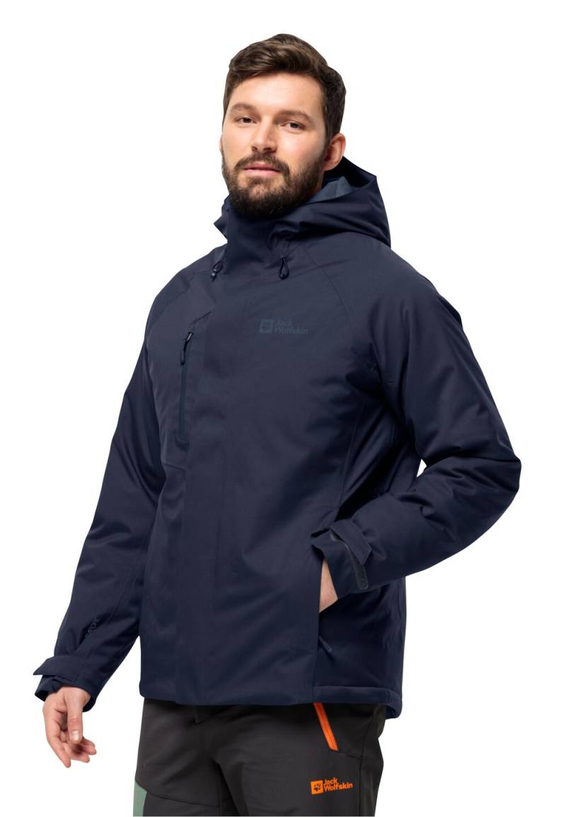 Jack Wolfskin Wasserdichte Winterjacke Herren Troposphere Ins Jacket Men XXXL blau night blue von Jack Wolfskin
