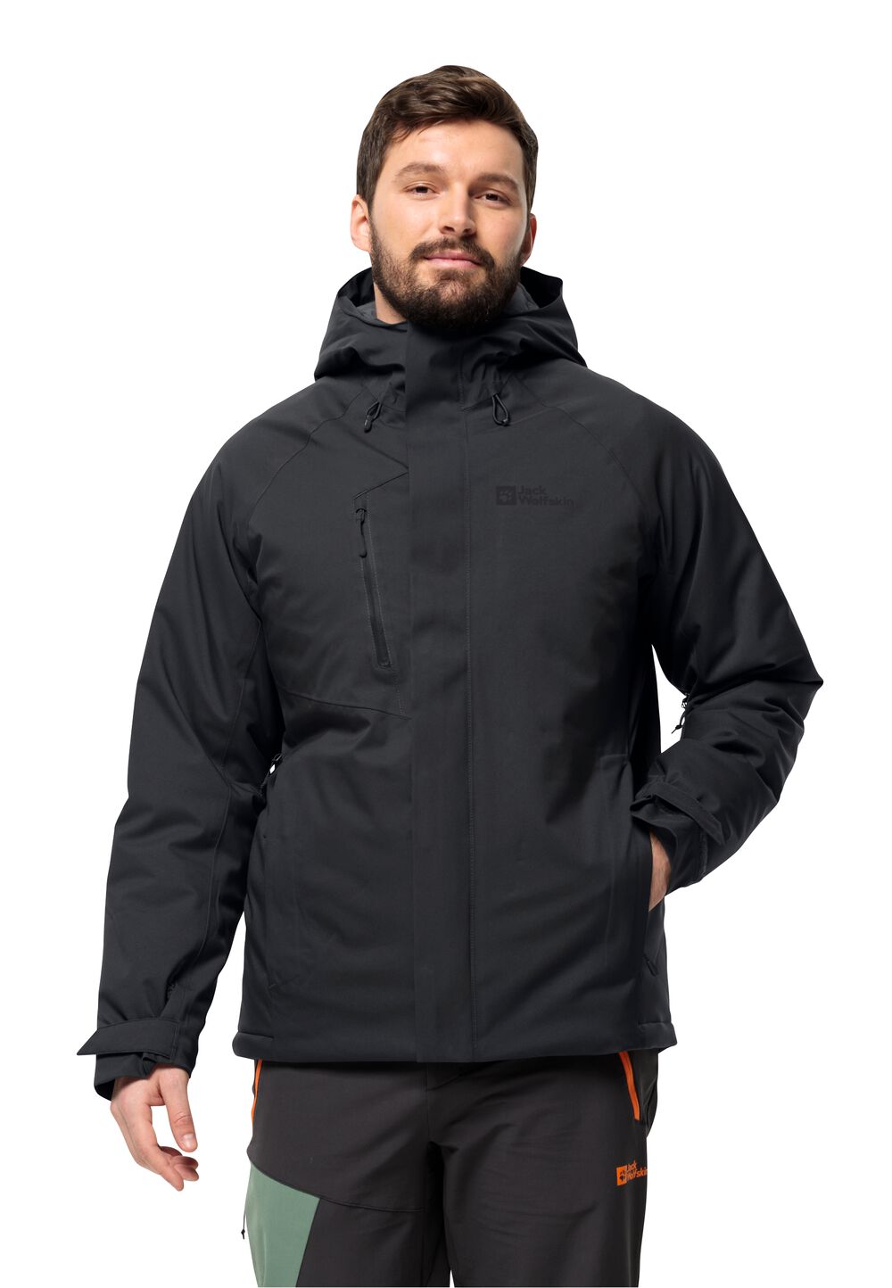 Jack Wolfskin Wasserdichte Winterjacke Herren Troposphere Ins Jacket Men XXL schwarz black von Jack Wolfskin