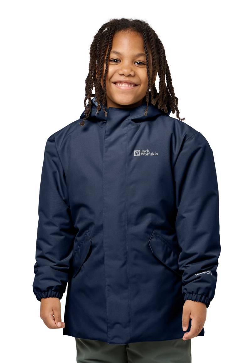 Jack Wolfskin Winterjacke Mädchen Cosy Bear Jacket Girls 116 blau night blue von Jack Wolfskin