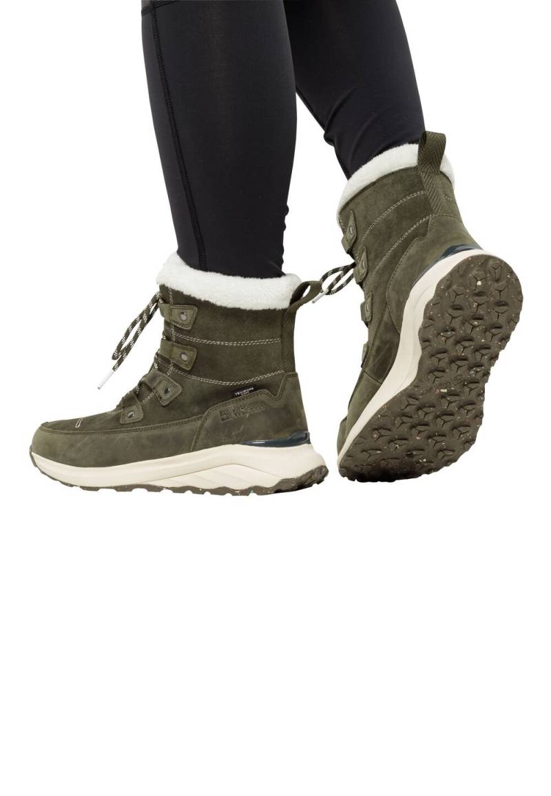 Jack Wolfskin Wasserdichte Winterschuhe Damen Dromoventure Texapore High Women 40.5 island moss island moss von Jack Wolfskin
