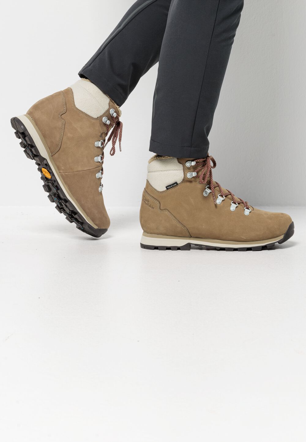 Jack Wolfskin Wasserdichte Winterschuhe Damen Thunder Bay Texapore Mid Women 38 cookie cookie von Jack Wolfskin