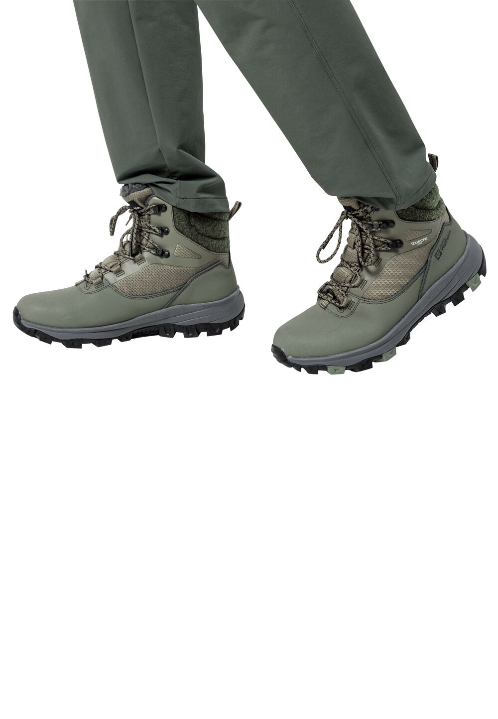 Jack Wolfskin Wasserdichte Winterschuhe Herren Everquest Texapore High Men 41 dusty olive dusty olive von Jack Wolfskin