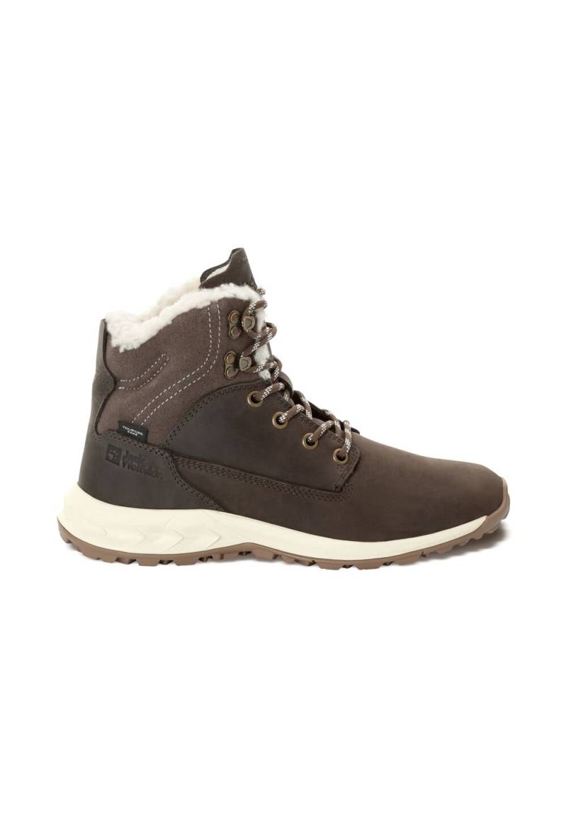 Jack Wolfskin Wasserdichte Winterstiefel Damen Queenstown City Texapore Mid Women 39 cold coffee cold coffee von Jack Wolfskin