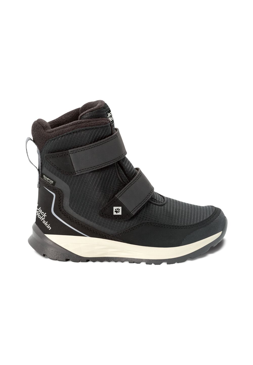 Jack Wolfskin Wasserdichte Winterstiefel Kinder Polar Bear Texapore High VC Kids 34 schwarz black / grey von Jack Wolfskin