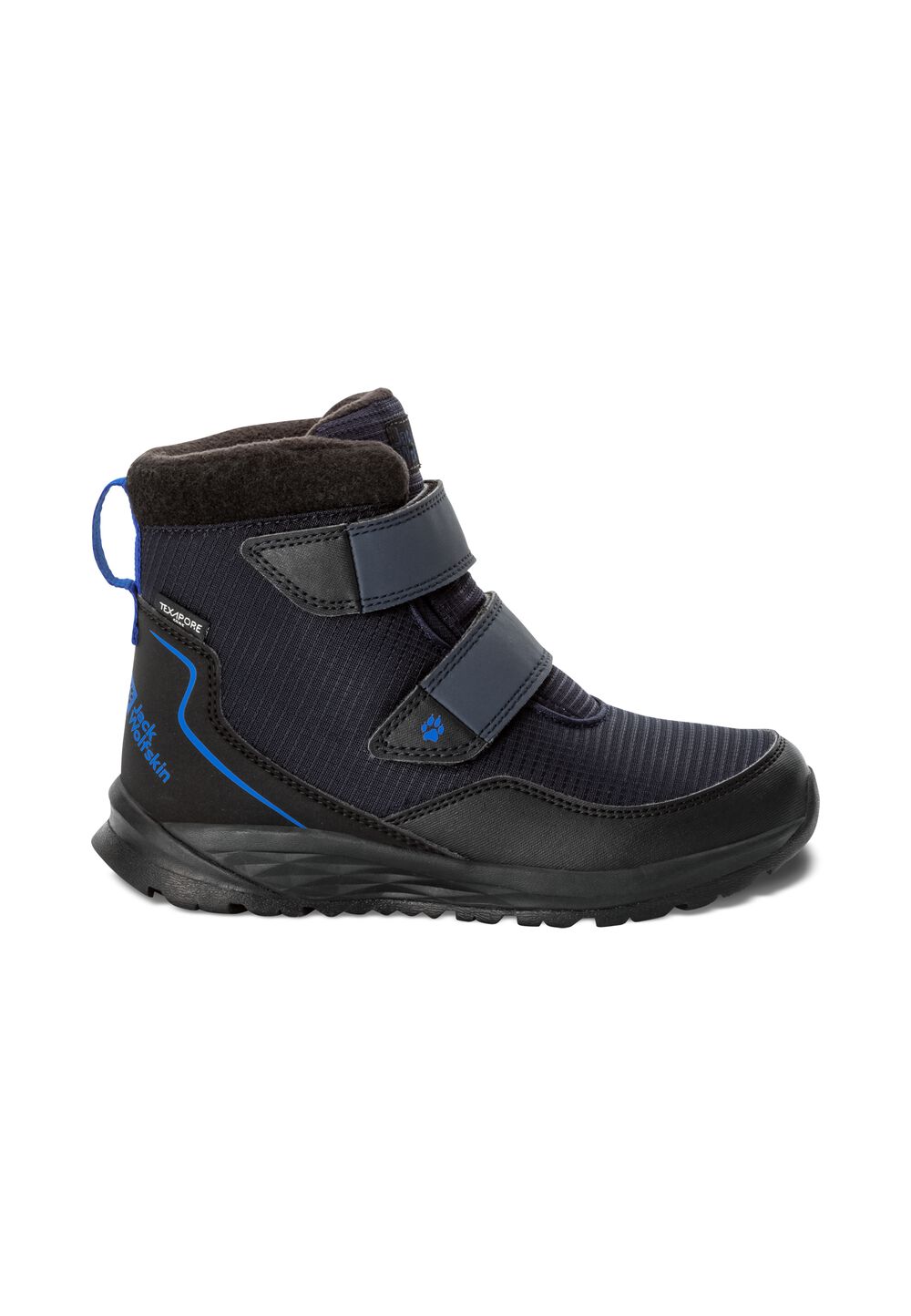 Jack Wolfskin Wasserdichte Winterstiefel Kinder Polar Bear Texapore Mid VC Kids 28 blau night blue von Jack Wolfskin