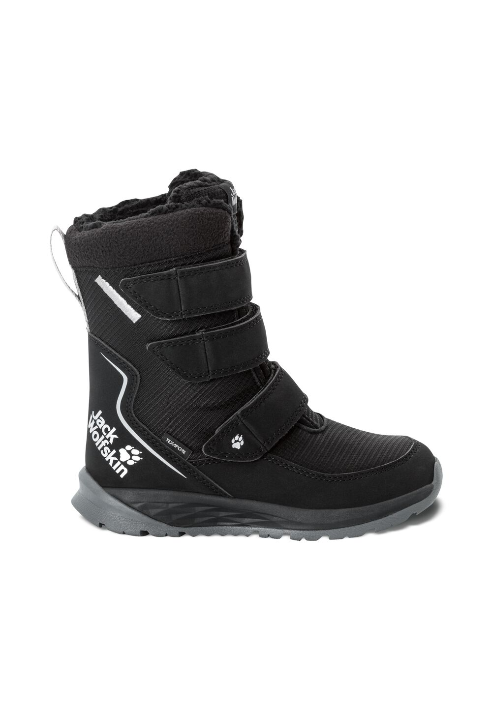 Jack Wolfskin Wasserdichte Winterstiefel Kinder Polar Boot Texapore High VC Kids 27 schwarz black / grey von Jack Wolfskin