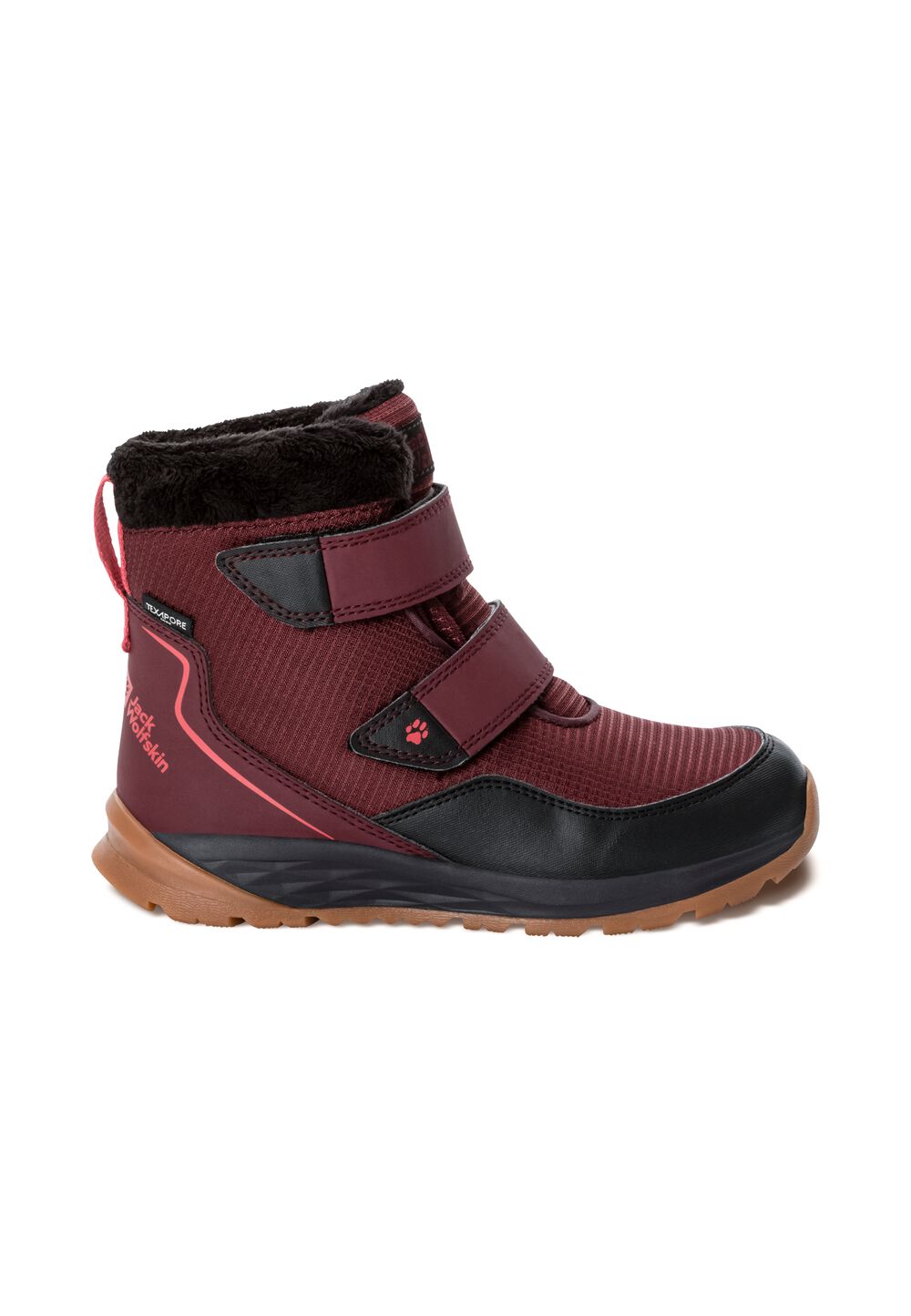 Jack Wolfskin Wasserdichte Winterstiefel Kinder Polar Wolf Texapore Mid VC Kids 36 boysenberry boysenberry von Jack Wolfskin