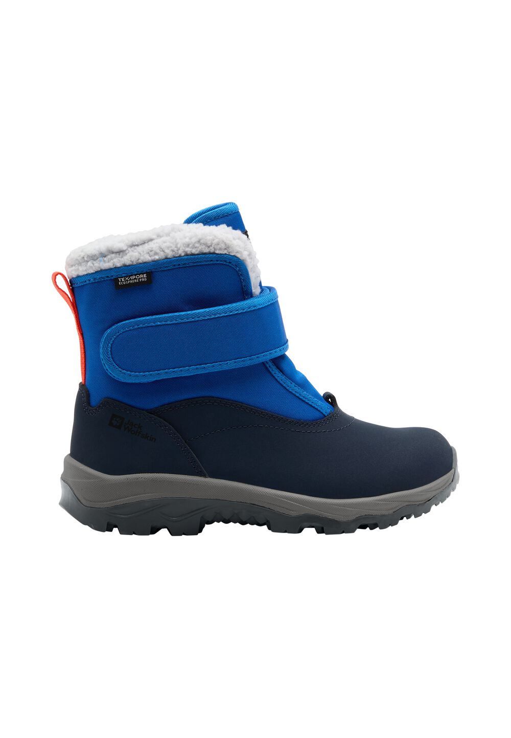 Jack Wolfskin Wasserdichte Winterstiefel Kinder Vojo Shell Texapore Mid VC Kids 26 crisp cobalt crisp cobalt von Jack Wolfskin
