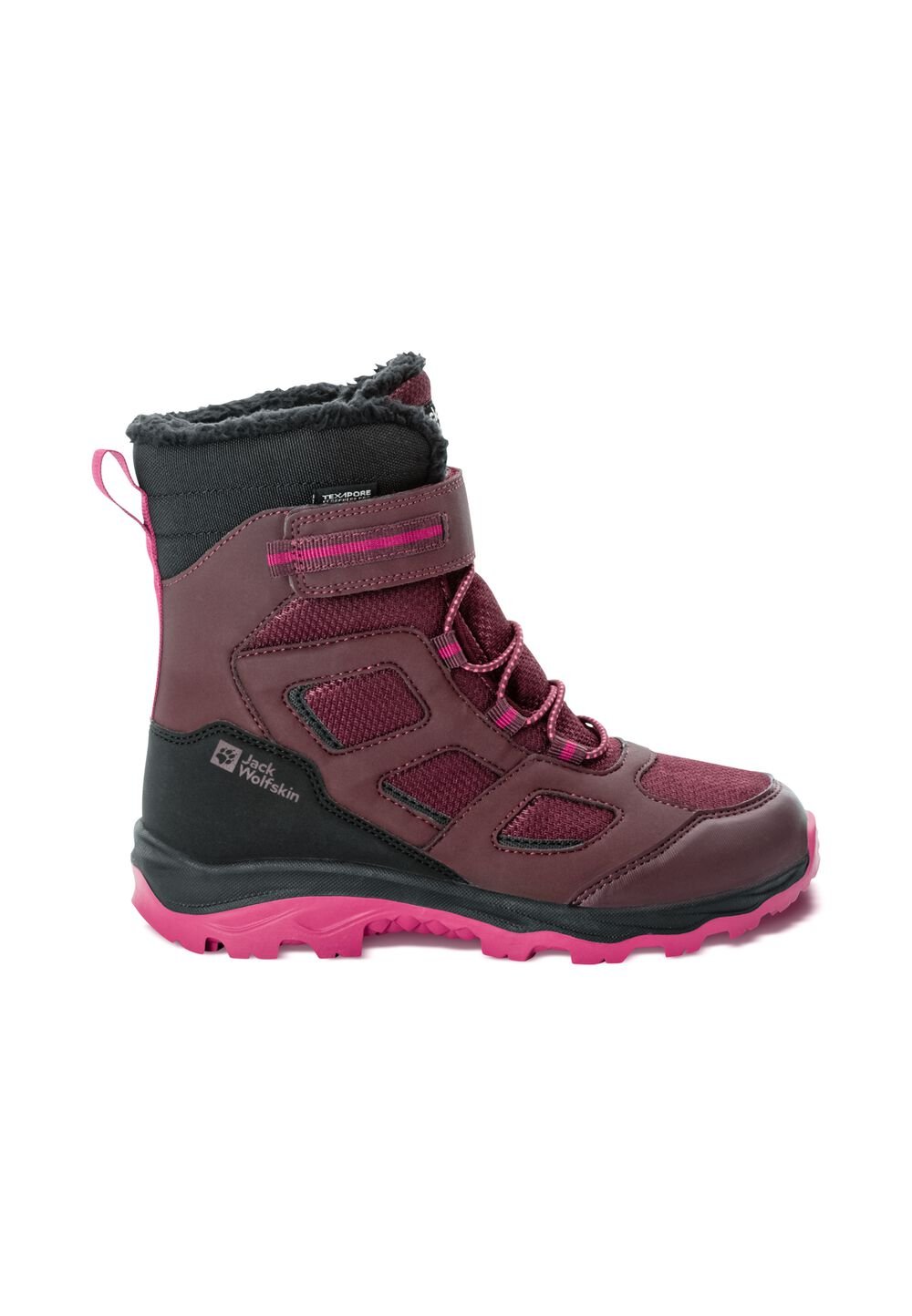 Jack Wolfskin Wasserdichte Winterstiefel Kinder Vojo WT Texapore High Kids 35 boysenberry boysenberry von Jack Wolfskin