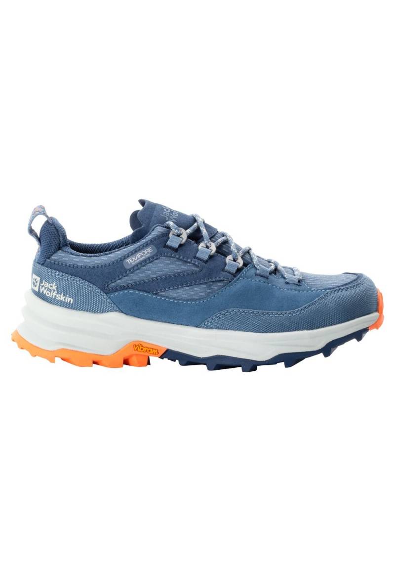 Jack Wolfskin Wasserdichter Wanderschuh Damen Cyrox Texapore Low Women 37 elemental blue elemental blue von Jack Wolfskin