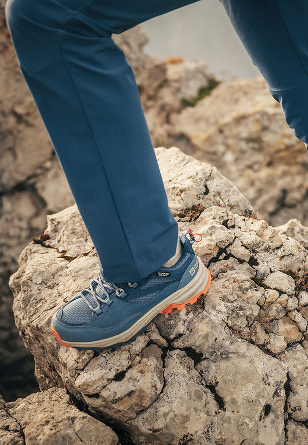 Jack Wolfskin Wasserdichter Wanderschuh Damen Cyrox Texapore Low Women 39 elemental blue elemental blue von Jack Wolfskin