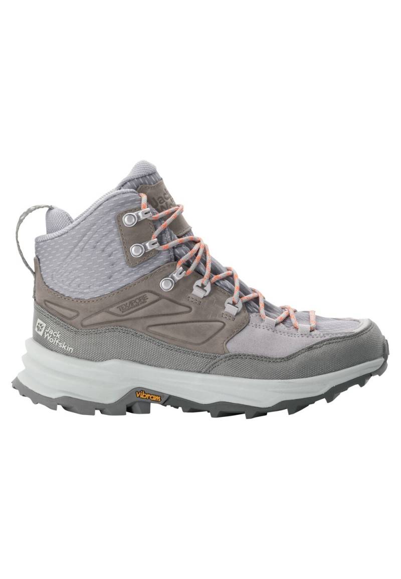 Jack Wolfskin Wasserdichte Wanderschuhe Damen Cyrox Texapore Mid Women 37.5 pebble pebble von Jack Wolfskin
