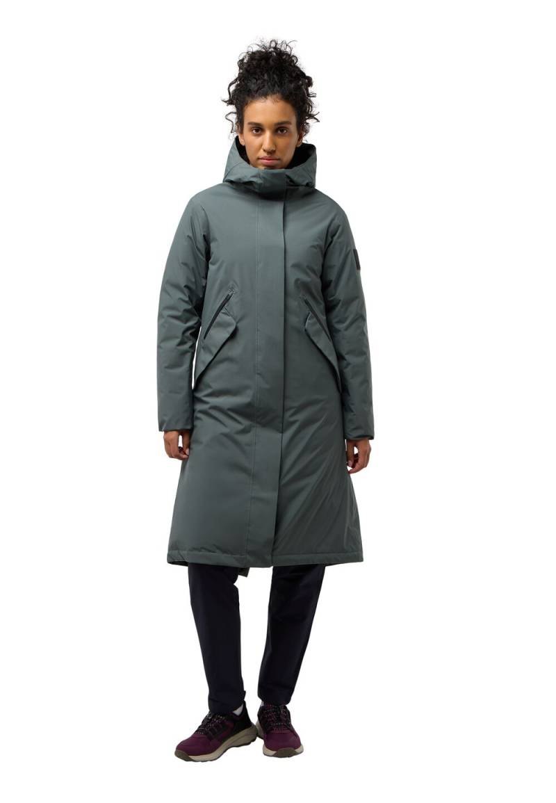 Jack Wolfskin Wasserdichter Wintermantel Damen Brandenburger Coat Women RDS L slate green slate green von Jack Wolfskin
