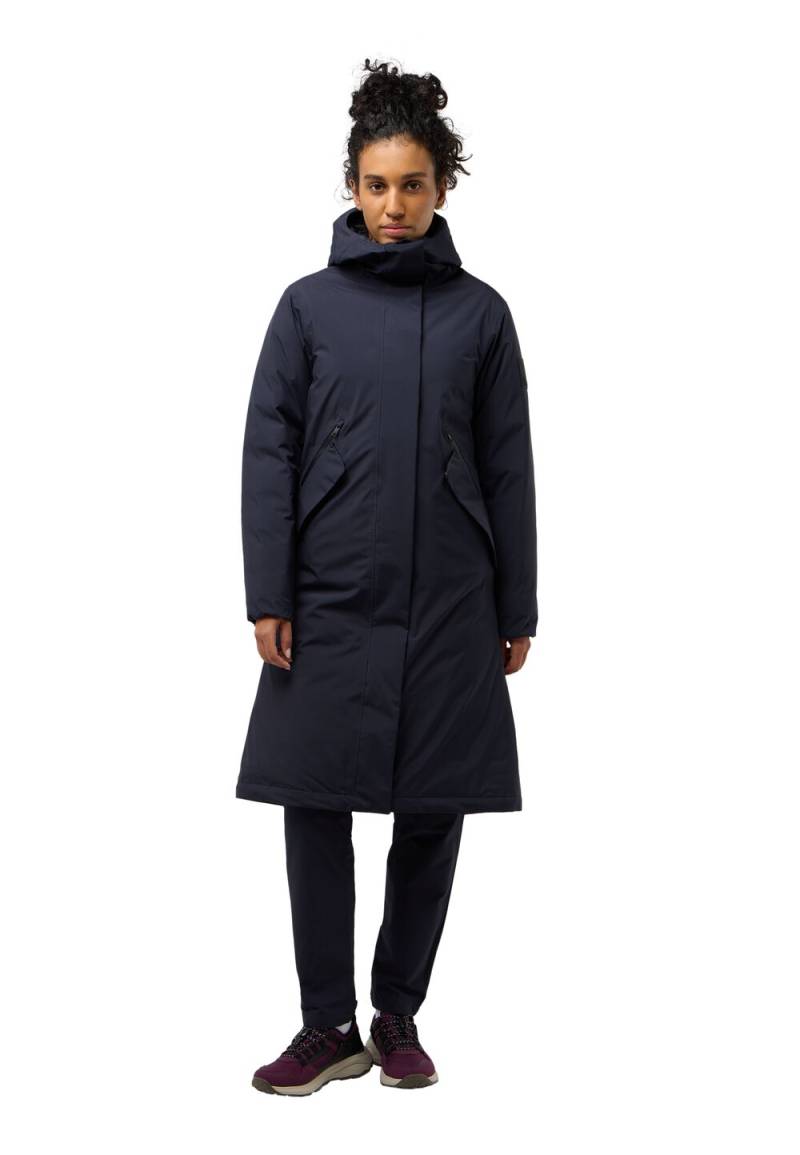 Jack Wolfskin Wasserdichter Wintermantel Damen Brandenburger Coat Women RDS L dark navy dark navy von Jack Wolfskin