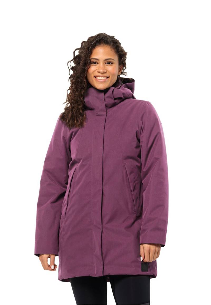 Jack Wolfskin Wasserdichter Wintermantel Damen Salier Coat M berry jam berry jam von Jack Wolfskin