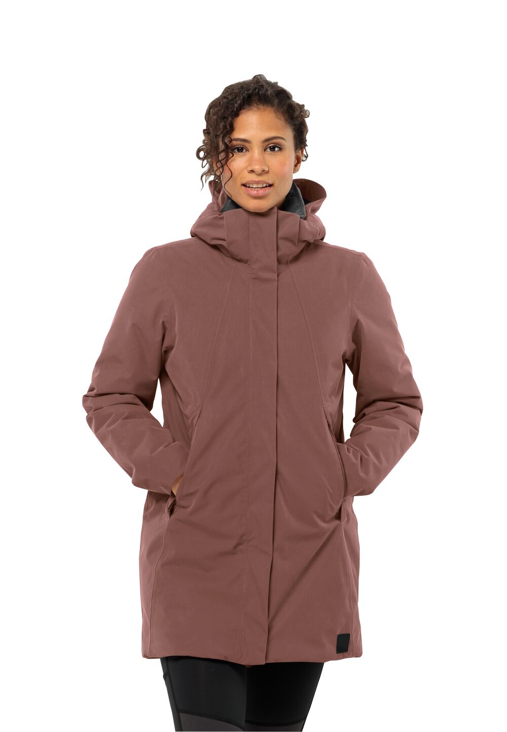 Jack Wolfskin Wasserdichter Wintermantel Damen Salier Coat S wild ginger wild ginger von Jack Wolfskin